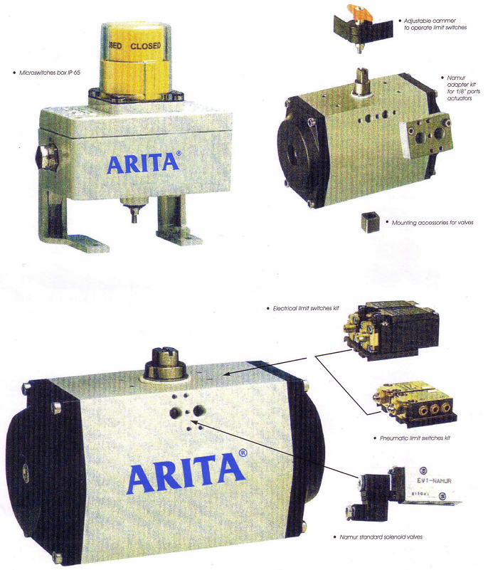 Cấu tạo chi tiết các bộ phận van khí nén arita