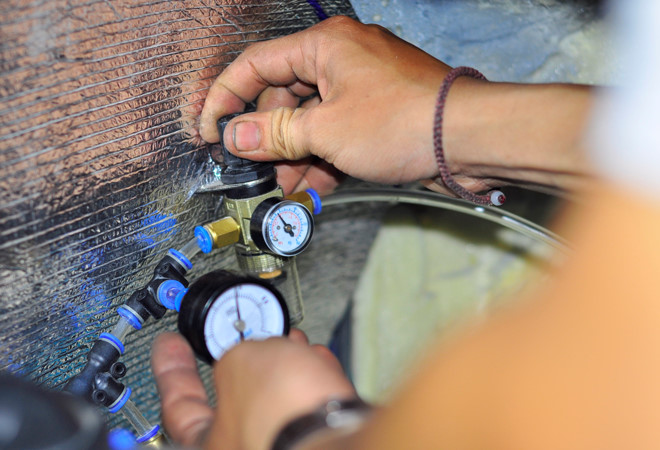 Ứng dụng đồng hồ  đo chênh lệch áp suất