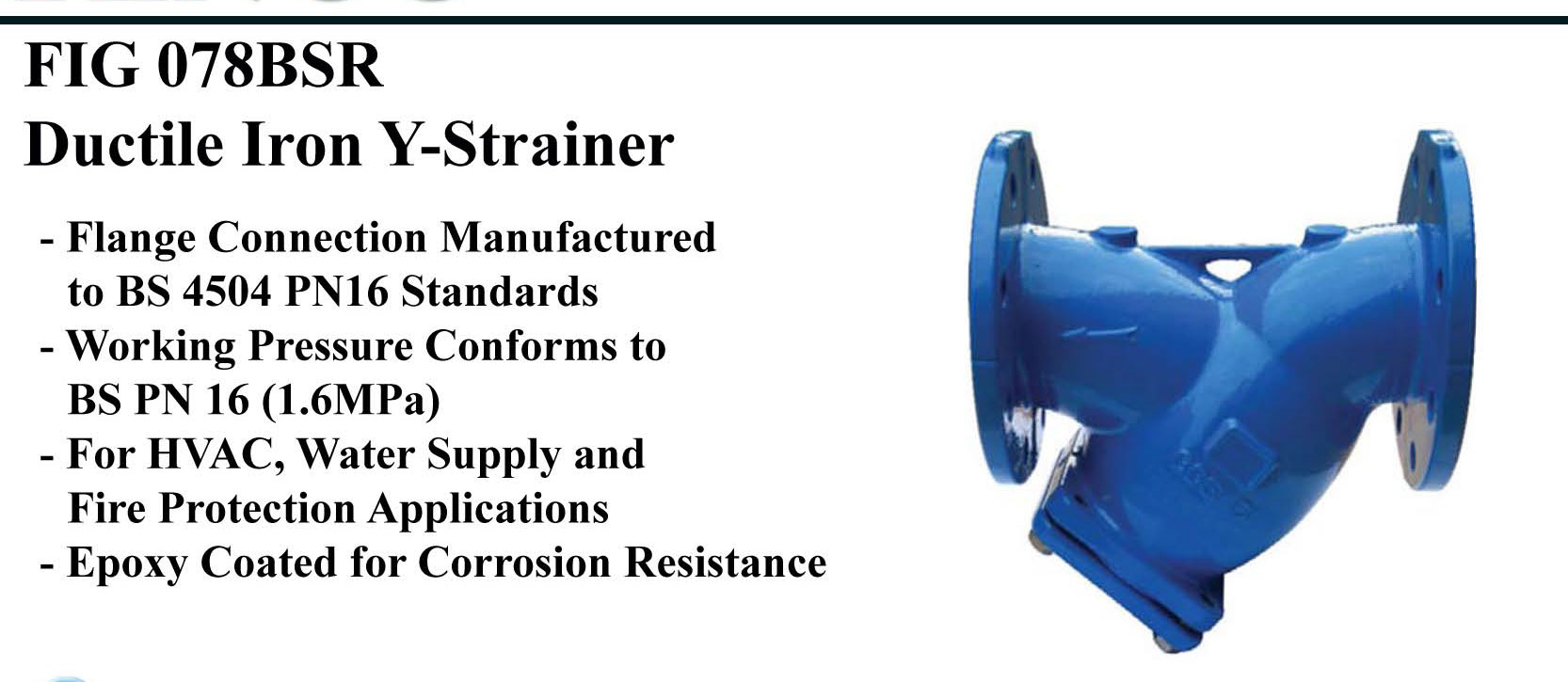 Thông số kĩ thuật của y lọc gang dẻo pn 16