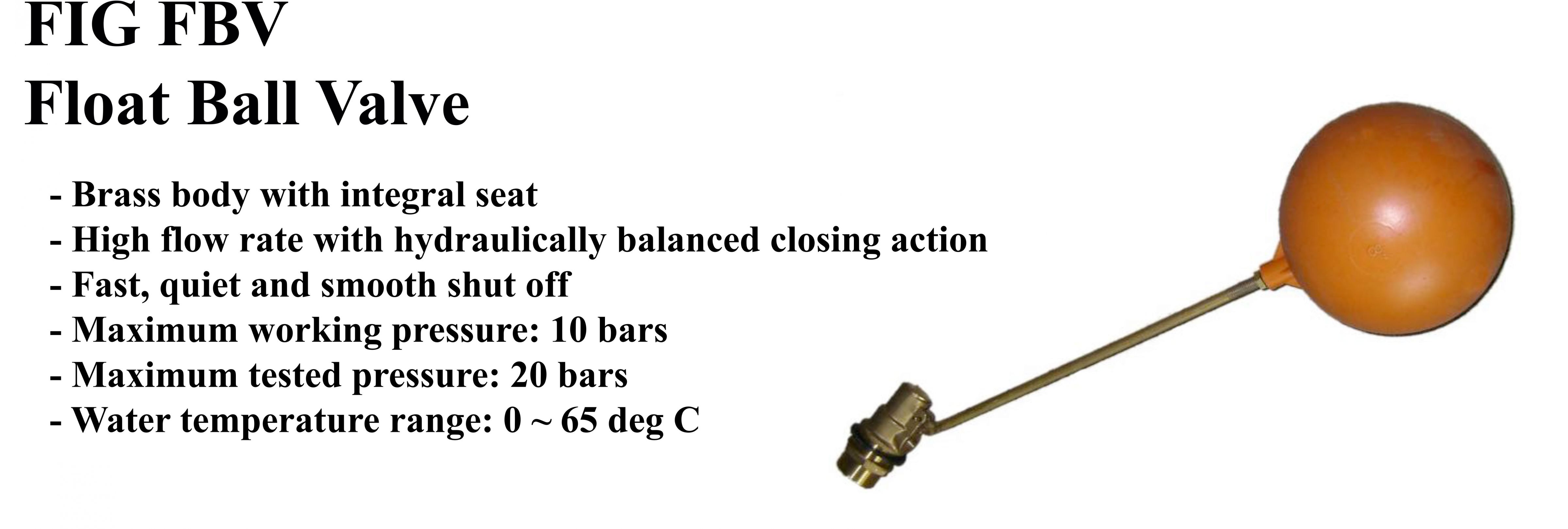 Thông số kĩ thuật van phao eriko