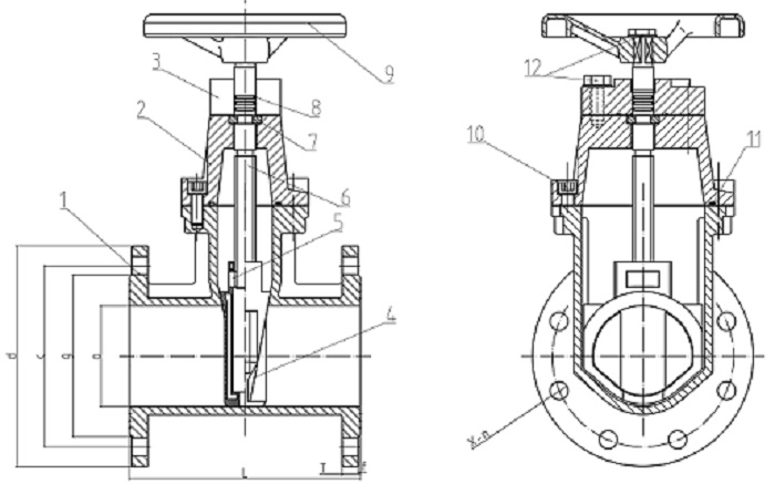Van cổng ty chìm Shinyi DN200, báo giá chính hãng đủ CO-CQ