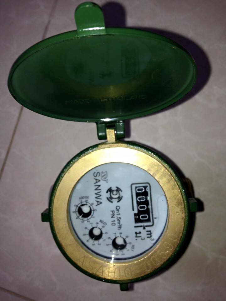 Thông số chi tiết trên đồng hồ nước sanwa